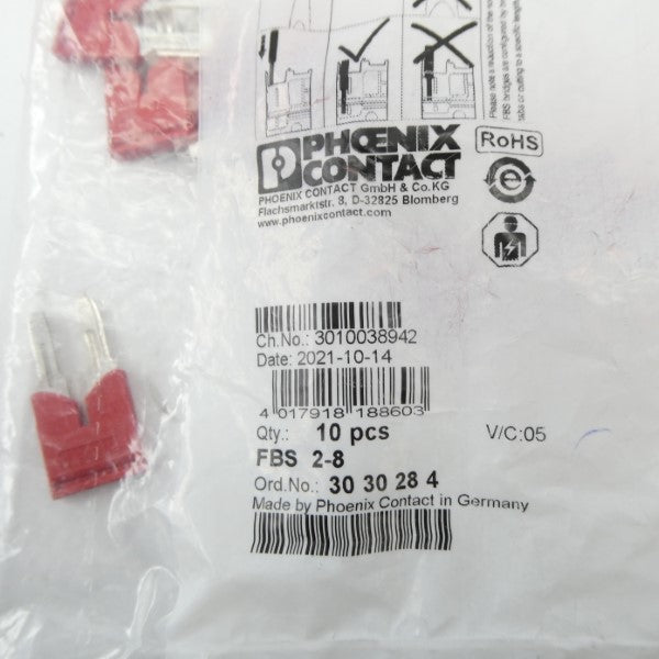 PHOENIX CONTACT FBS2-8 3030284 (PKG OF 10) NSMP