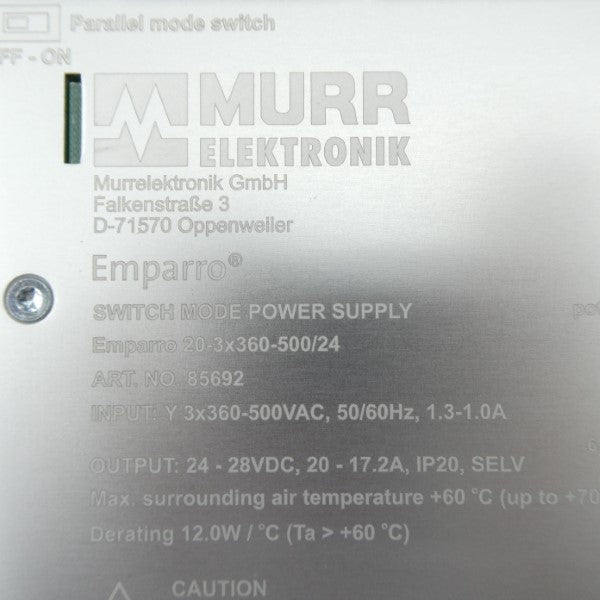 MURR ELEKTRONIK 85692 360-500VAC 1-1.3A NSMP