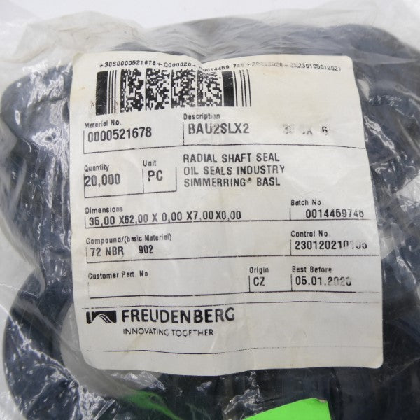 FREUDENBERG BAU2SLX2 (PKG OF 15) NSMP