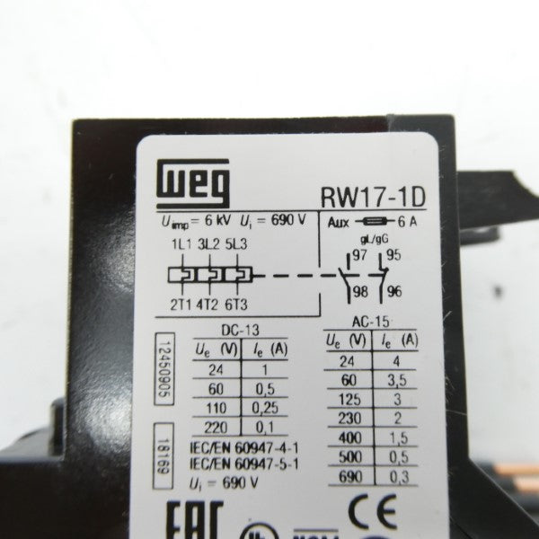 WEG RW17-1D3-U010 690V 7-10A NSMP