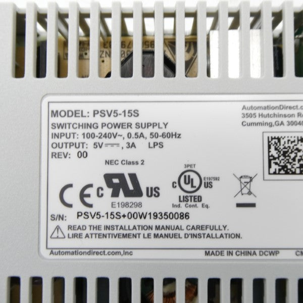 RHINO PSV5-15S 100-240V 0.5A NSMP