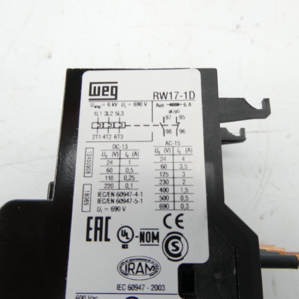 WEG RW17-1D3-U017 690V 11-17A NSMP
