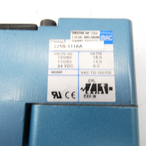 MAC 225B-111AA 110/120V 150PSI NSNP
