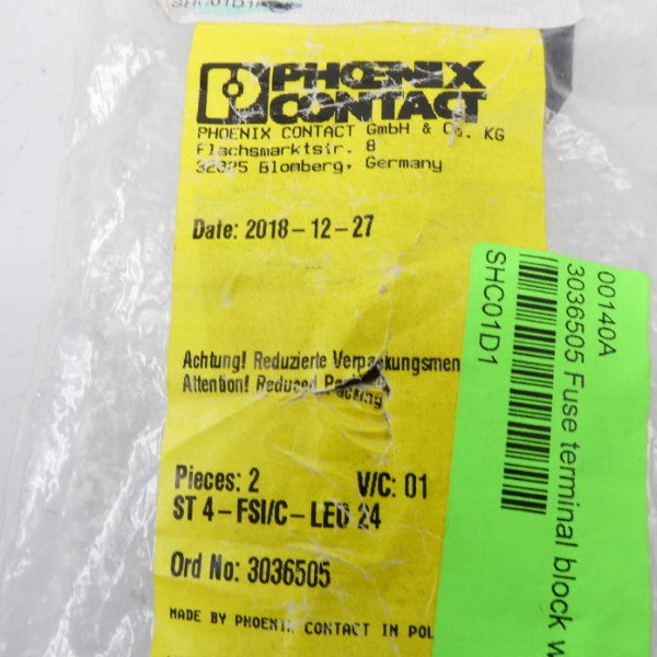 PHOENIX CONTACT ST4-FSI/C-LED24 NSMP