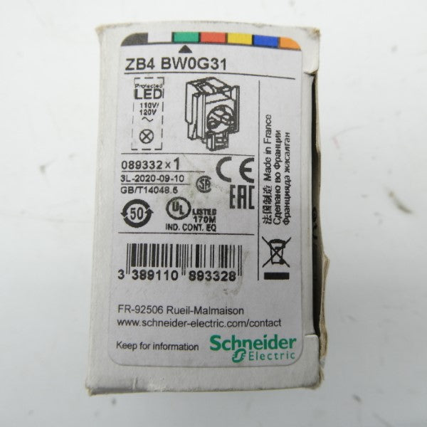 SCHNEIDER ELECTRIC ZB4BW0G31 110/120V NSMP