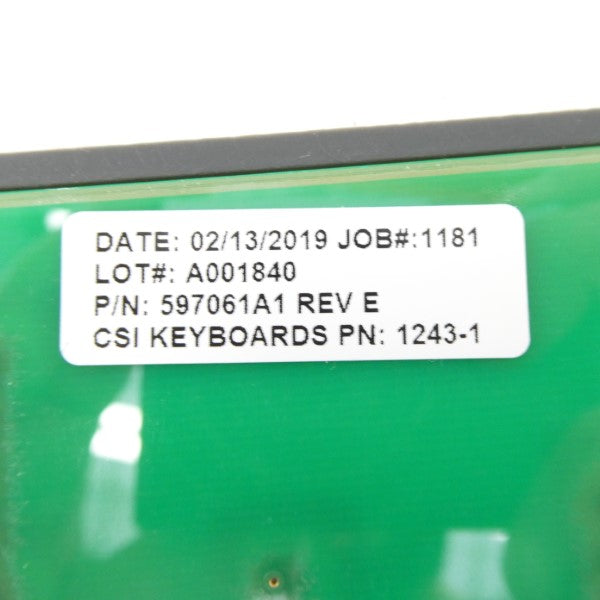 CSI KEYBOARDS 597061A1 1243-1 REV. E NSNP