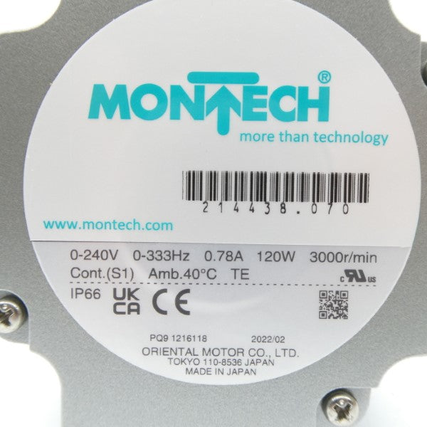 MONTECH PQ91216118 240V 0.78A NSNP