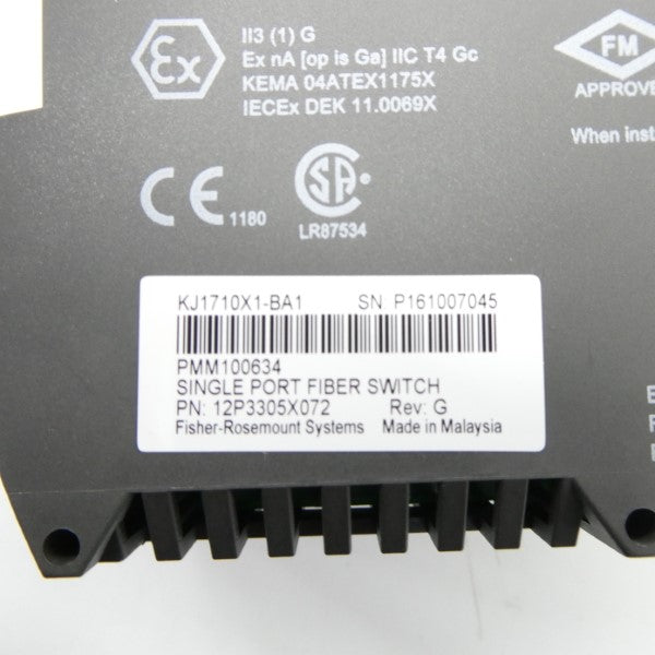 EMERSON KJ1710X1-BA1 12P3305X072 REV. G NSMP