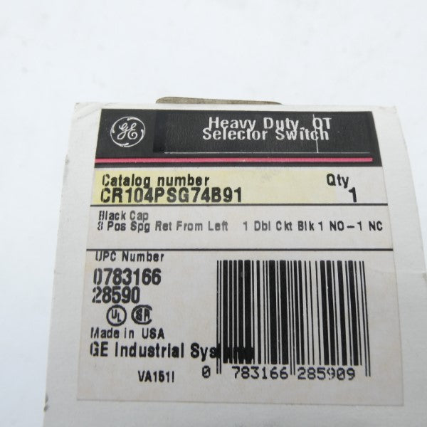 GENERAL ELECTRIC CR104PSG74B91 NSMP