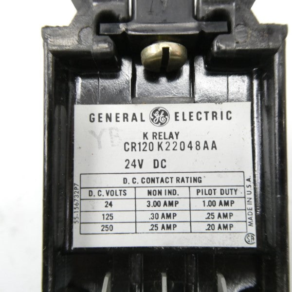 GENERAL ELECTRIC CR120K22048AA 24VDC NSMP