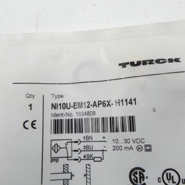TURCK NI10U-EM12-AP6X-H1141 1634808 10-30VDC NSMP