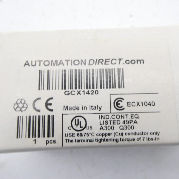AUTOMATION GCX1420 (AS PICTURED) NSMP