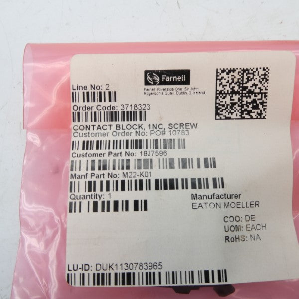 FARNELL M22-K01 NSMP