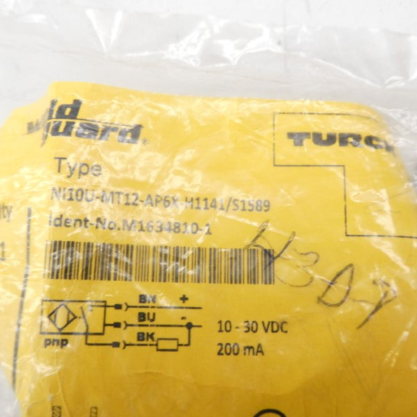 TURCK NI10U-MT12-AP6X-H1141/S1589 M1634810-1 10-30VDC NSMP