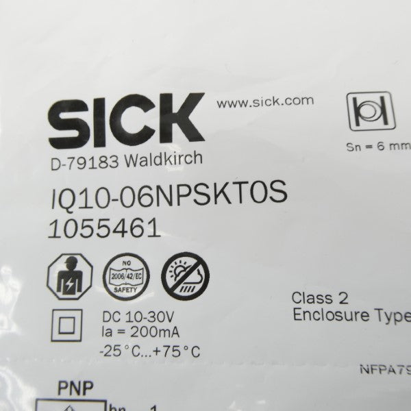 SICK IQ10-06NPSKT0S 1055461 10-30VDC NSMP