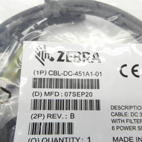 ZEBRA CBL-DC-451A1-01 REV. B NSMP