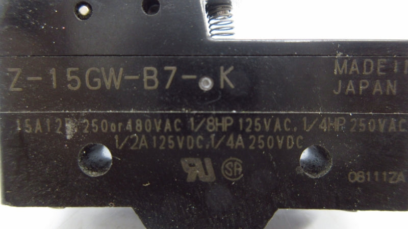 OMRON Z-15GW-B7-K 480VAC 15A NSNP