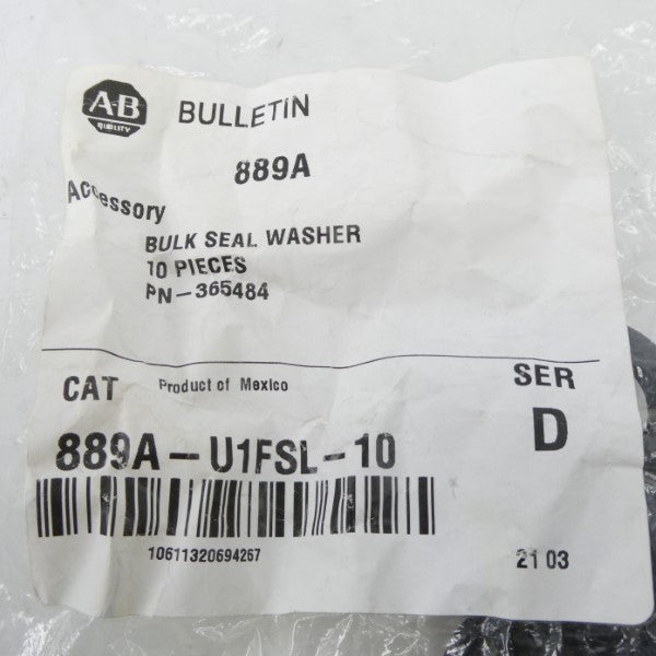 ALLEN BRADLEY 889A-U1FSL-10 SER. D NSMP