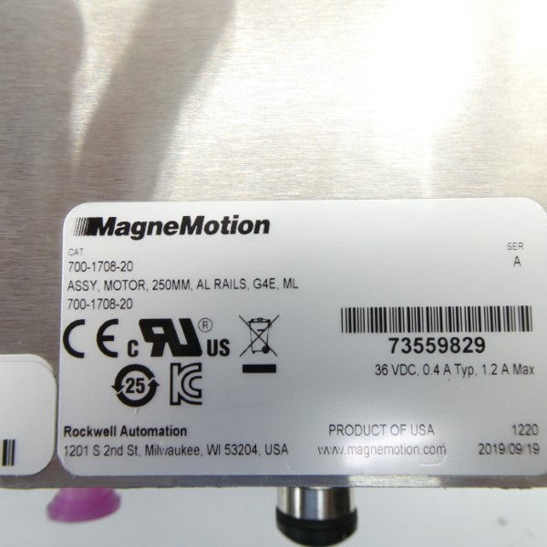 MAGNEMOTION 700-1708-20 SER. A 36VDC 0.4A NSNP