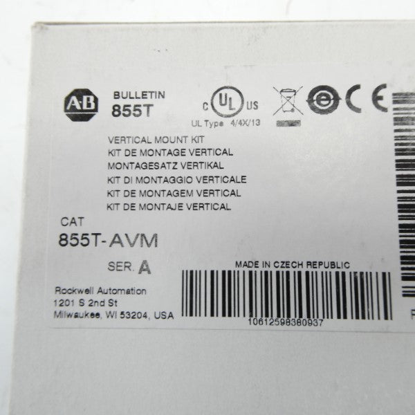 ALLEN BRADLEY 855T-AVM SER. A (WH) NSMP