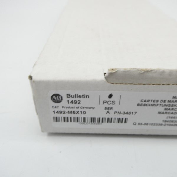 ALLEN BRADLEY 1492-M5X10 SER. A (WH) NSMP