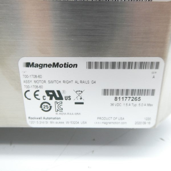 MAGNEMOTION 700-1708-60 SER. A 36VDC 1.5A NSMP