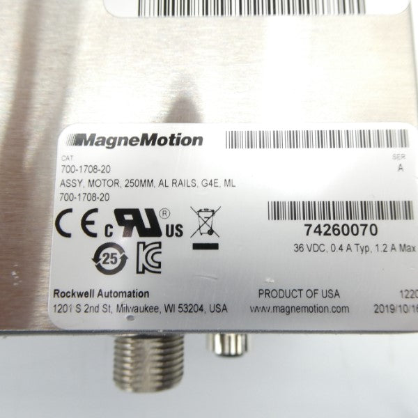 MAGNEMOTION 700-1708-20 36VDC 0.4A NSMP