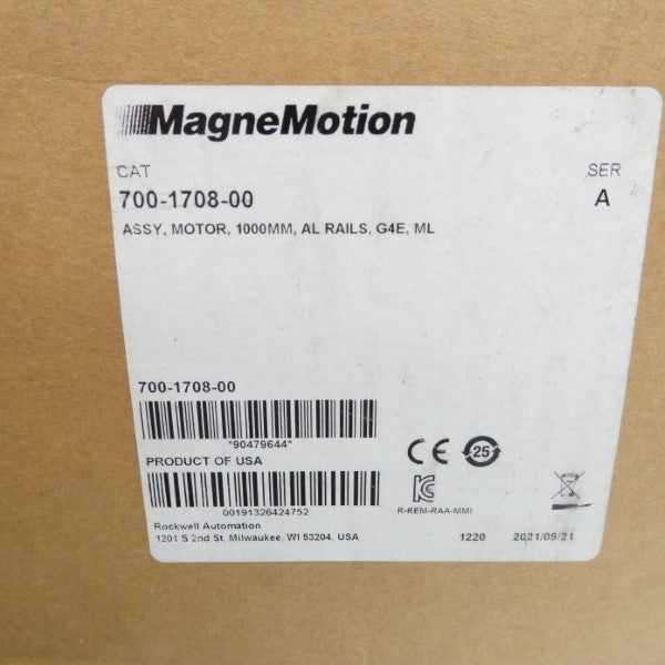 MAGNEMOTION 700-1708-00 SER. A 36VDC 1.5A NSMP