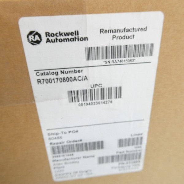 ROCKWELL AUTOMATION 700-1708-00-AC SER. A 36VDC 1.5A NSMP