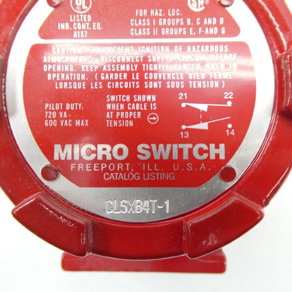 MICROSWITCH CLSXB4T-1 600VAC NSNP