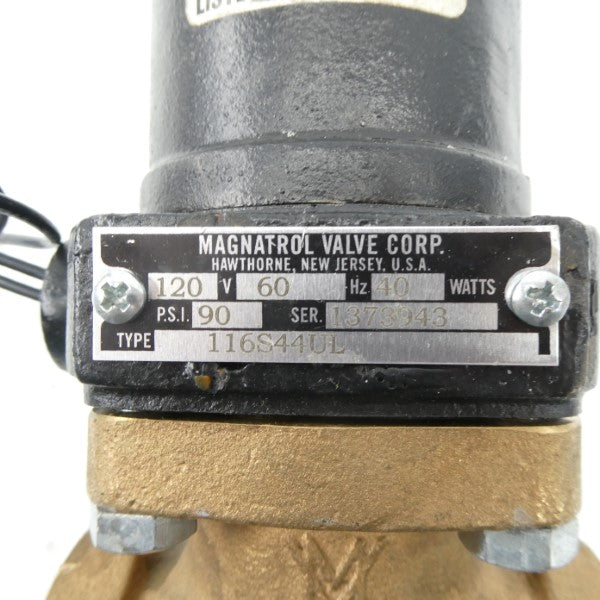 MAGNATROL VALVE 116S44UL 120V 90PSI NSNP