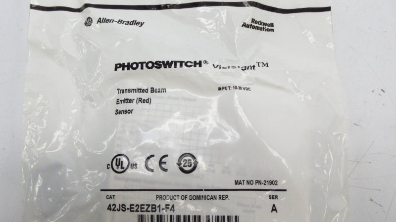 ALLEN BRADLEY 42JS-E2EZB1-F4 SER. A 10-30VDC NSMP