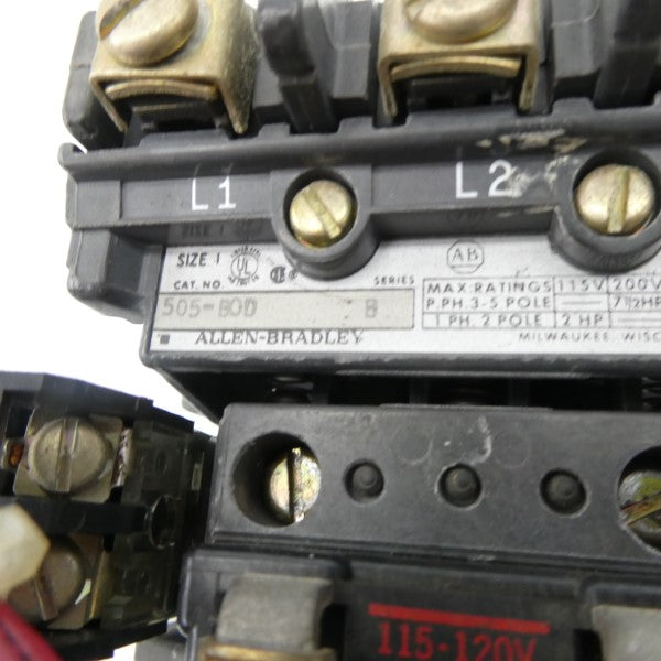 ALLEN BRADLEY 505-BOD SER. B 110/115-120V UNMP