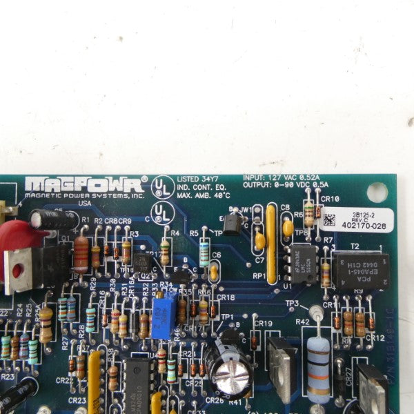 MAGPOWR 3B125-2 REV. C 127VAC 0.52A NSNP