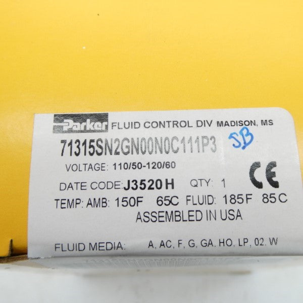 PARKER 71315SN2GN00N0C111P3 110/120V NSFS