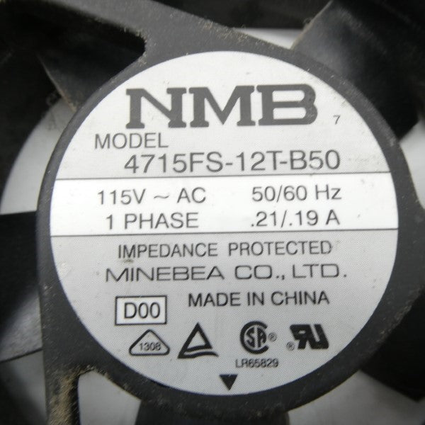 NMB 4715FS-12T-B50 115VAC .21/.19A NSNP