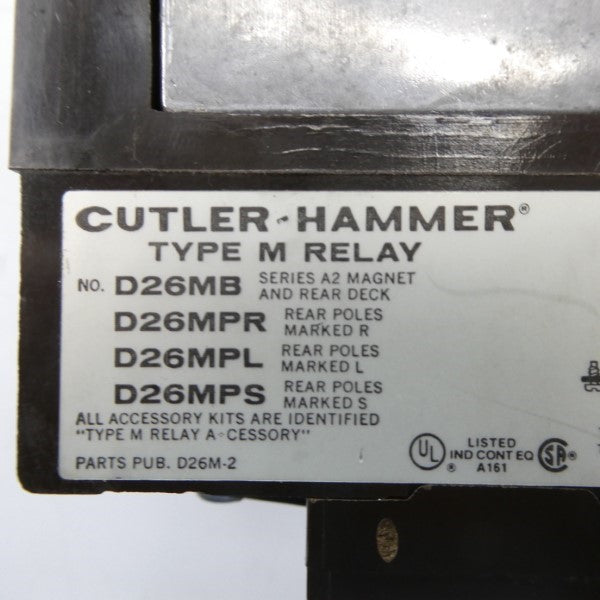 CUTLER HAMMER D26M-2 SER. A2 110/120V NSNP