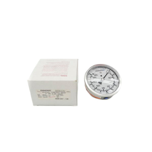 ASHCROFT 10-1008-S-02B-1500#/KP 1500PSI 100MM NSMP