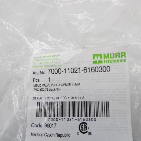 MURR ELEKTRONIK 7000-11021-6160300 24VAC/DC 4A NSMP