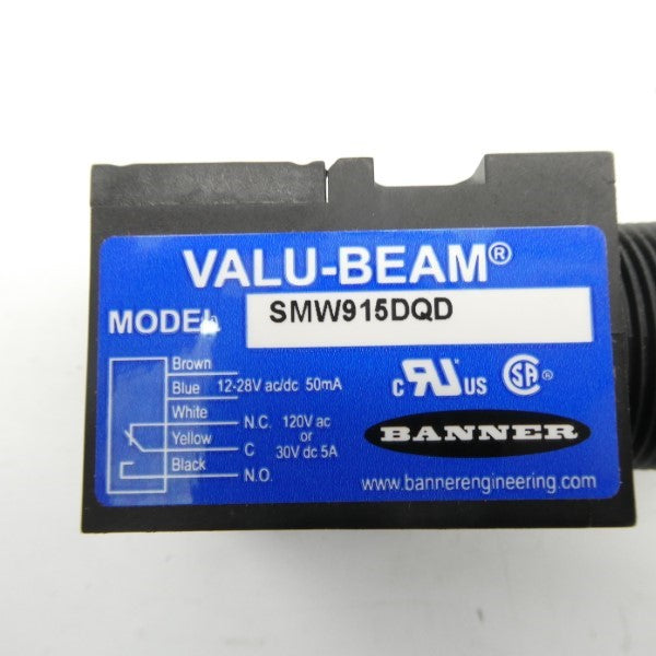 BANNER ENGINEERING SMW915DQD 26165 12-28VAC/DC NSMP