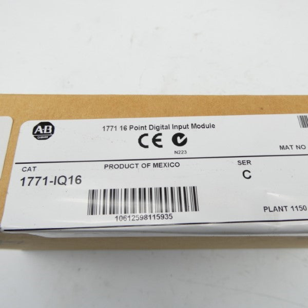 ALLEN BRADLEY 1771-IQ16 SER. C DATE: 2014 NSFS