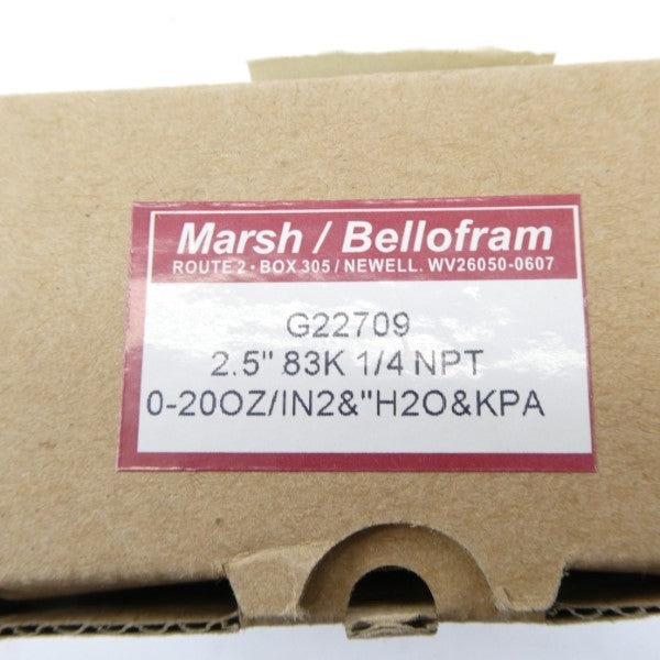 MARSH BELLOFRAM G22709 0-20 2.5" NSMP