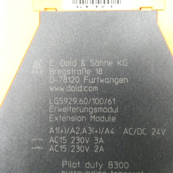 DOLD LG5929.60/100/61 24VAC/DC 3A NSMP