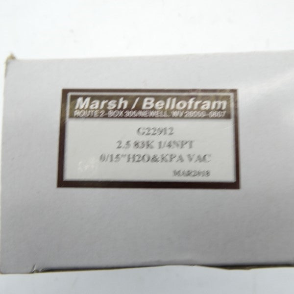MARSH BELLOFRAM G22912 0/15 2.5" NSMP