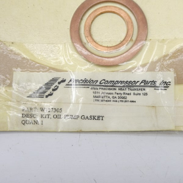PRECISION COMPRESSOR PARTS W127305 NSMP