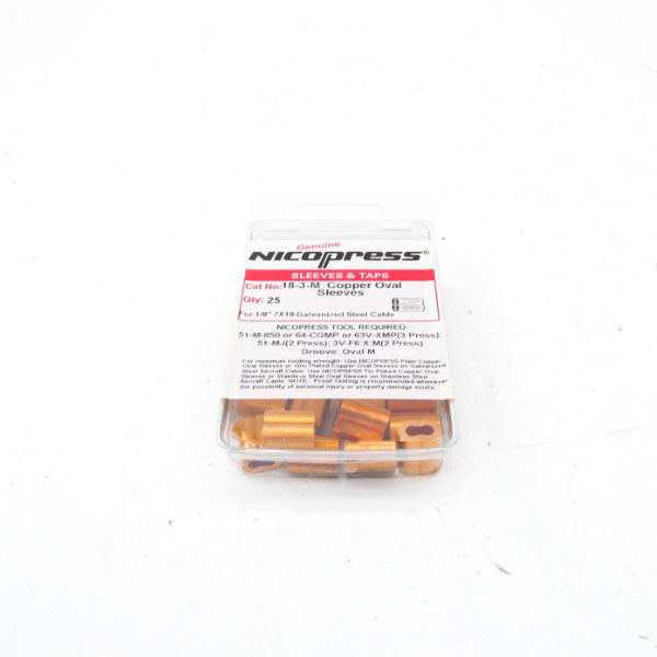 NICOPRESS 18-3-M (PKG OF 25) NSMP