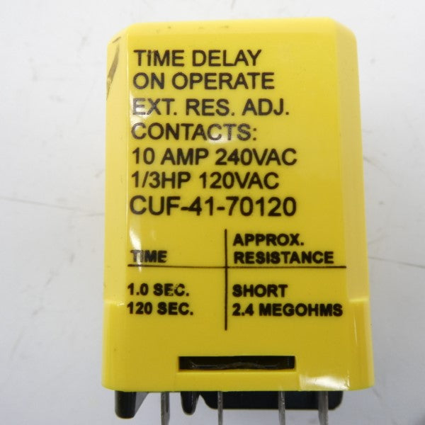 POTTER & BRUMFIELD CUF-41-70120 120VAC 10A 1.0-120S NSNP