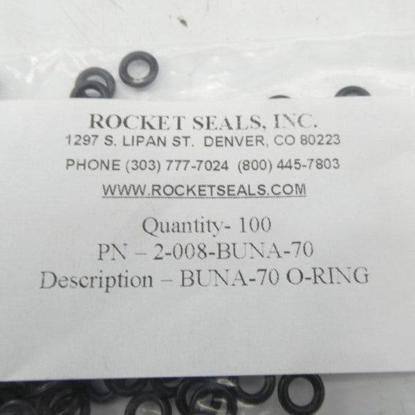 ROCKET SEALS 2-008-BUNA-70 (PKG OF 100) NSMP