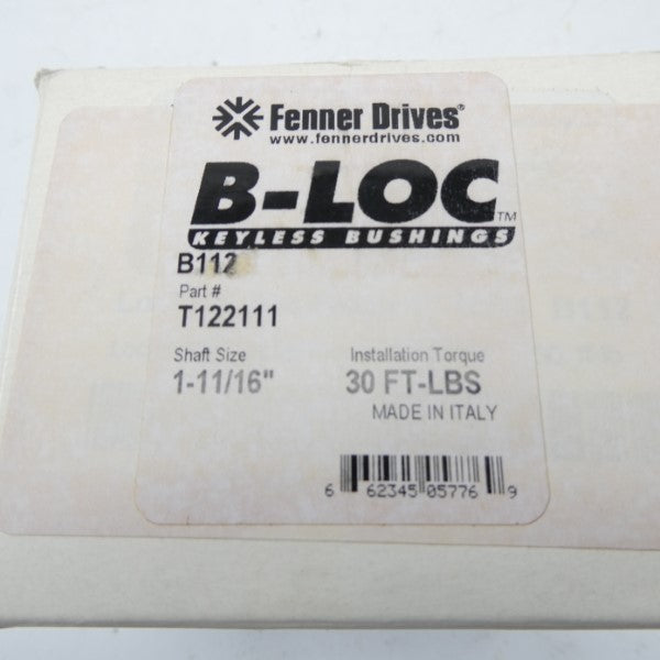 FENNER DRIVES T122111 1-11/16" NSMP