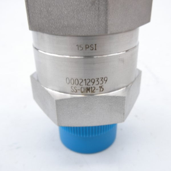 SWAGELOK SS-CHM12-15 15PSI NSMP